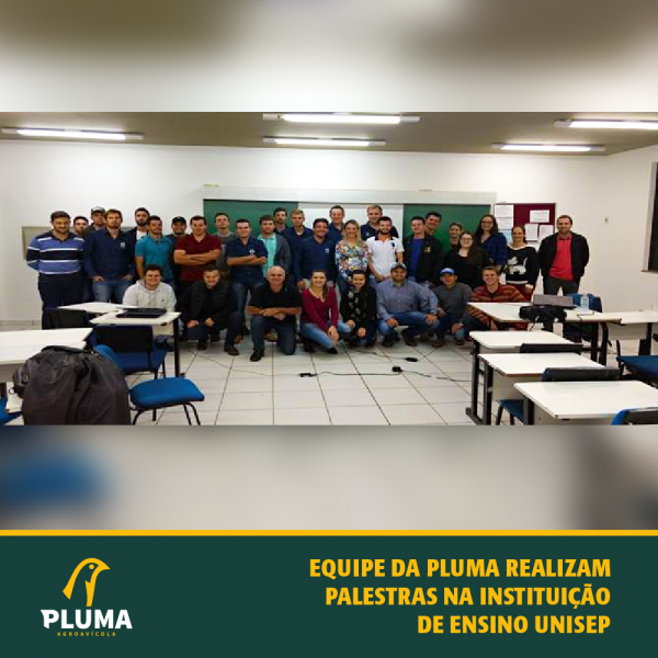 Equipe da Pluma realizam Palestras na Instituição de Ensino Unisep